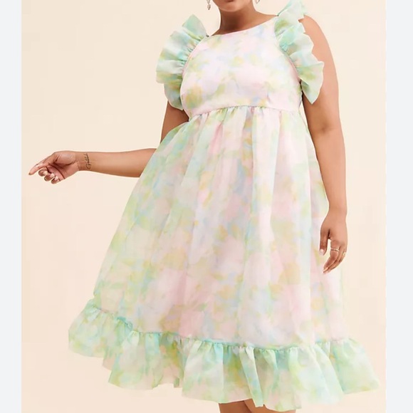 Selkie Dresses & Skirts - Anthropologie Selkie women  Ruffle Romance dress size L NWOT
